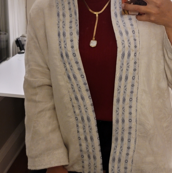 Haori Jacket Handmade Housecoat - Sustainable & Eco-friendly - Picture 6 of 8